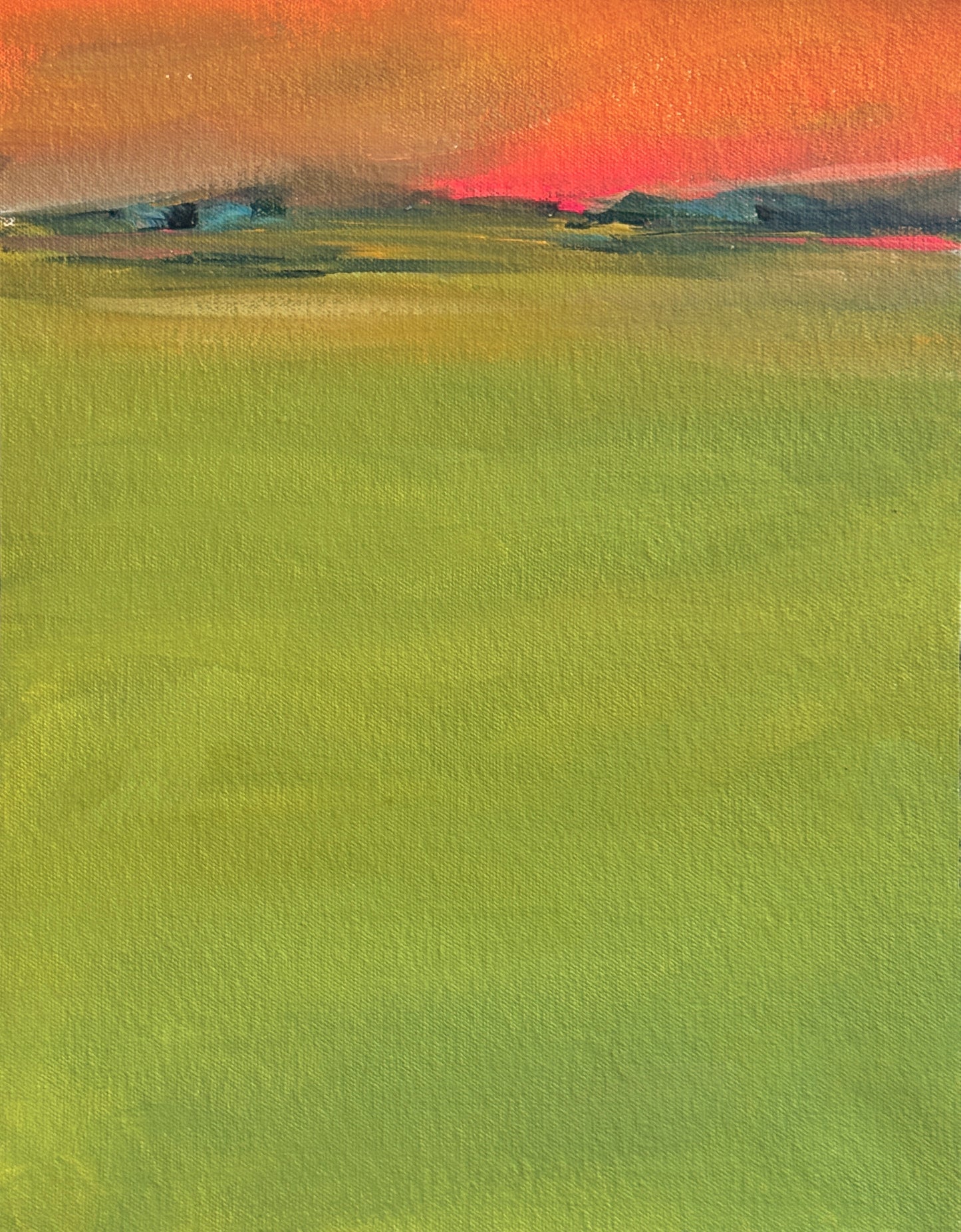 Orange Glow Lingering Long