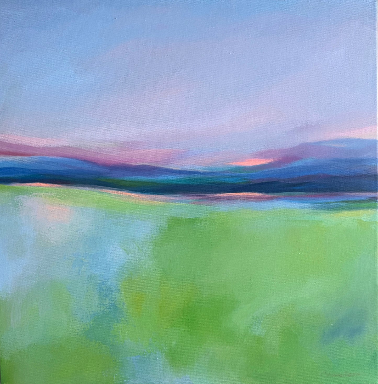 Blush Across the Horizon