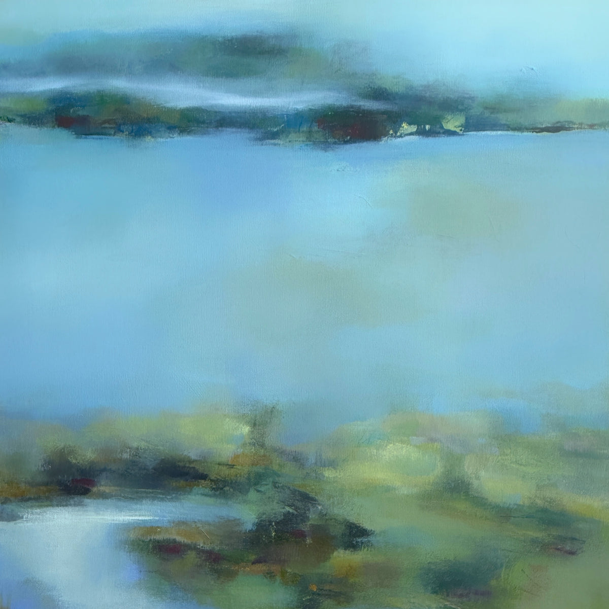 Touching Lightly On Marsh Grasses