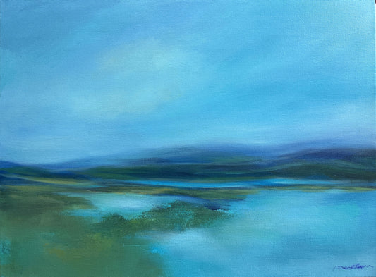 The Distance Rests in Blue